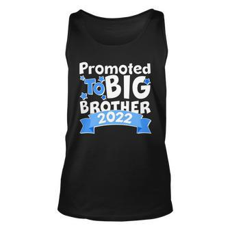 Promoted To Big Brother 2022 Blue Banner Unisex Tank Top - Monsterry