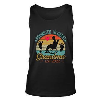 Promoted To Great Grandma Est Unisex Tank Top - Monsterry