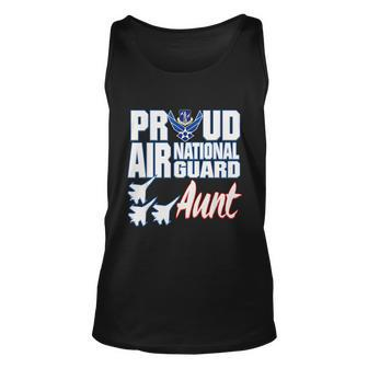 Proud Air National Guard Aunt Usa Military Women Unisex Tank Top - Monsterry
