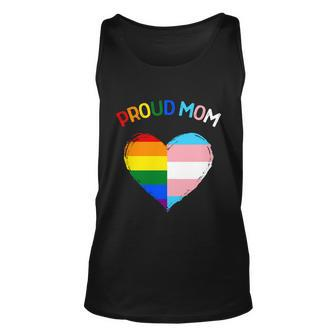 Proud Ally Lgbtq Transgender Proud Mom Gift Proud Trans Mom Gift Unisex Tank Top - Monsterry