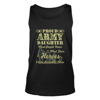 Proud Army Daughter Gift Unisex Tank Top - Monsterry CA