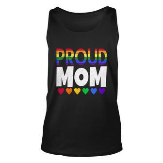 Proud Lgbtq Mom Funny Gift For Pride Month March Gift Unisex Tank Top - Monsterry