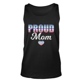 Proud Mom Bi Gender Flag Heart Mothers Day Lgbt Bigender Gift Unisex Tank Top - Monsterry UK