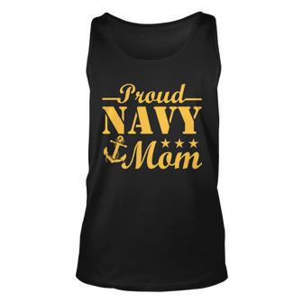 Proud Navy Mom Tshirt Unisex Tank Top - Monsterry