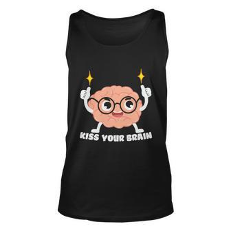 Proud Teacher Life Kiss Your Brain Premium Plus Size Shirt For Teacher Female Unisex Tank Top - Monsterry AU