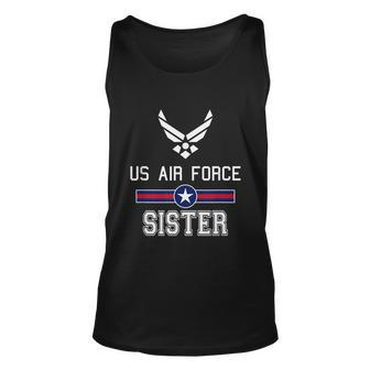 Proud Us Air Force Sister Military Pride Unisex Tank Top - Monsterry CA