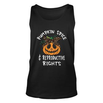 Pumpkin Spice And Reproductive Rights Gift V7 Unisex Tank Top - Thegiftio UK