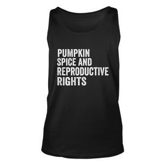 Pumpkin Spice And Reproductive Rights Gift V8 Unisex Tank Top - Thegiftio UK