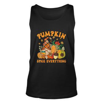 Pumpkin Spice Everything Cute Gnome Funny Halloween Graphic Design Printed Casual Daily Basic Unisex Tank Top