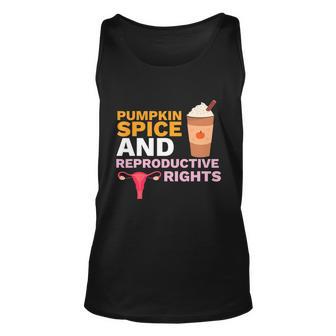 Pumpkin Spice Reproductive Rights Feminist Rights Choice Unisex Tank Top - Thegiftio UK