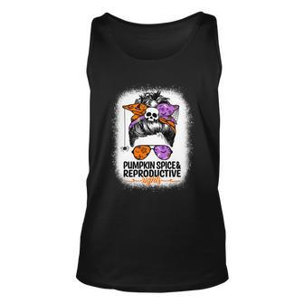 Pumpkin Spice Reproductive Rights Gift Fall Feminist Choice Great Gift Unisex Tank Top - Thegiftio UK