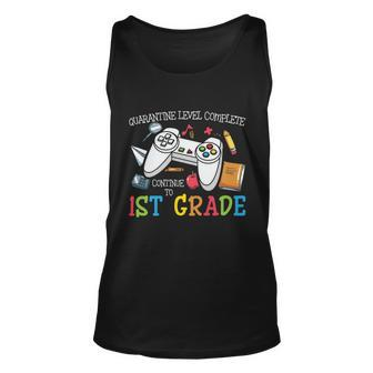 Quarantine Level Complete 1St Grade Video Game Back To School Unisex Tank Top - Monsterry AU