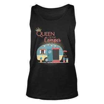 Queen Of The Camper Tshirt Unisex Tank Top - Monsterry AU
