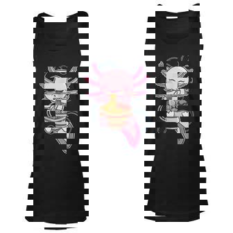 Ramen Axolotl Kawaii Anime Japanese Food Gift Girls Nager Men Women Tank Top Graphic Print Unisex - Thegiftio