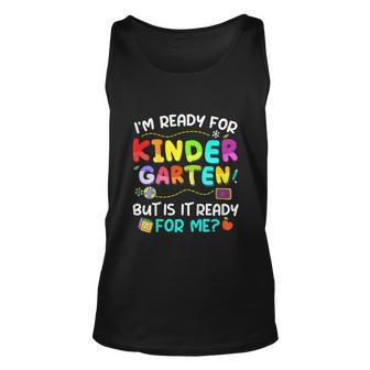 Ready For Kindergarten Back To School Funny First Day Boys Unisex Tank Top - Monsterry DE