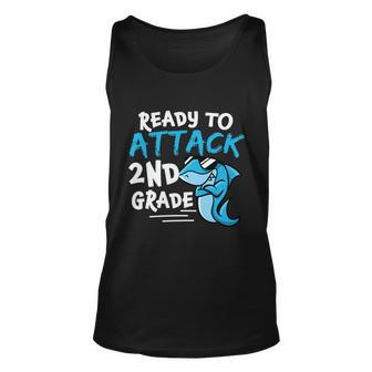 Ready To Attack 2Nd Grade Back To School First Day Of School Unisex Tank Top - Monsterry AU