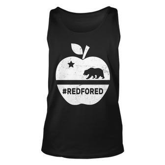 Red For Ed California Apple Tshirt Unisex Tank Top - Monsterry