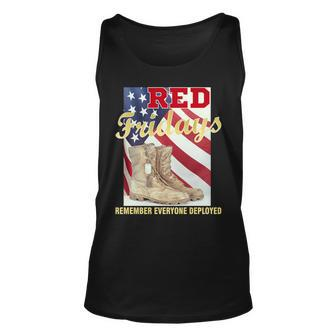 Red Fridays Remember Everyone Deployed Tshirt Unisex Tank Top - Monsterry CA