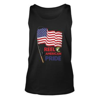 Reel American Pride 4Th Of July Fishing Unisex Tank Top - Monsterry AU