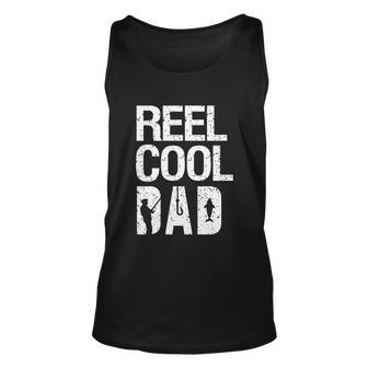 Reel Cool Dad Fishing For Fisherman Funny Unisex Tank Top - Monsterry DE