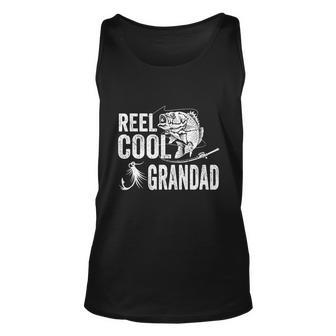 Reel Cool Grandad Fishing Funny Fathers Day Unisex Tank Top - Monsterry CA