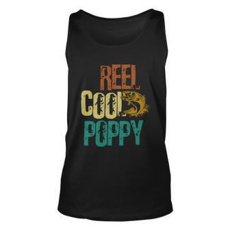 Reel Cool Poppy Vintage Fishing Unisex Tank Top - Monsterry UK