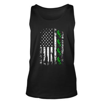 Reptile Gift American Flag Usa Gecko Lizard Lover Great Gift Unisex Tank Top - Monsterry AU