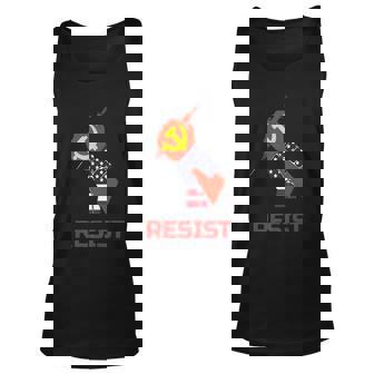 Resist Anti Vaccine Mandates And Communisum Unisex Tank Top - Thegiftio