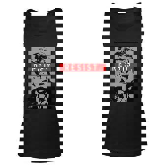 Resist President Donald Trump Anti Trump The Resistance Unisex Tank Top - Thegiftio