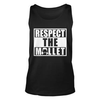 Respect The Mullet Hair Game Box Graphic Tshirt Unisex Tank Top - Monsterry CA