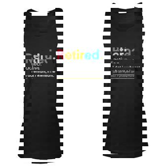 Retirement Gifts For Women Funny Retirement Gifts For Men V2 Unisex Tank Top - Thegiftio