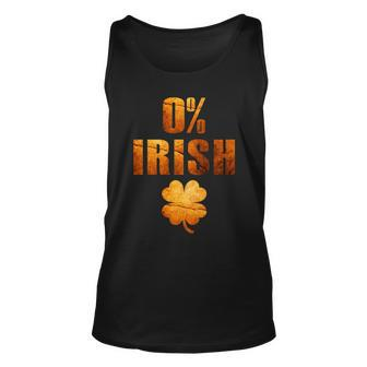 Retro 0 Irish Clover St Patracks Day T-Shirt Graphic Design Printed Casual Daily Basic Unisex Tank Top - Thegiftio UK