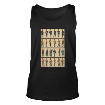 Retro Art Usa Military History Dress Guide Vintage Civil War Unisex Tank Top - Monsterry UK