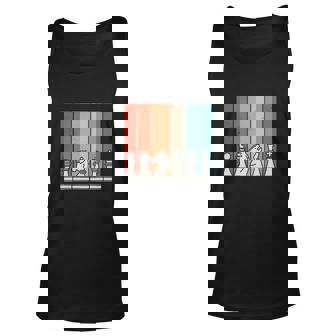 Retro Chess Pieces V2 Unisex Tank Top - Thegiftio