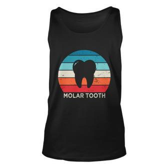 Retro Molar Tooth Dentist Funny Gift Dental Assistant Hygienist Gift Graphic Design Printed Casual Daily Basic Unisex Tank Top - Thegiftio UK