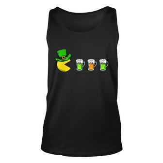 Retro St Patricks Day Drinking Game Tshirt Unisex Tank Top - Monsterry