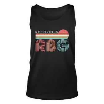 Retro Sun Notorious Rbg Ruth Bader Ginsburg Tribute Unisex Tank Top - Monsterry