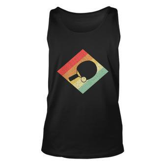 Retro Vintage 80S Table Tennis Gift For Table Tennis Players Meaningful Gift Unisex Tank Top - Thegiftio UK