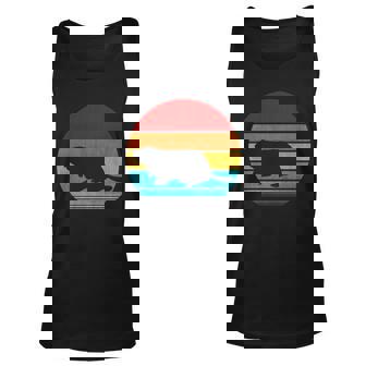 Retro Vintage Groundhog Unisex Tank Top - Thegiftio