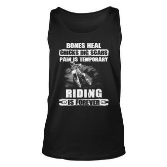 Riding Is Forever Unisex Tank Top - Seseable