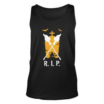 RIP The Tomb Halloween Quote Unisex Tank Top - Monsterry