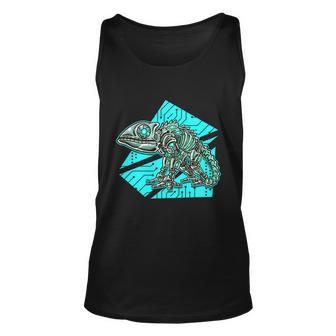 Robotic Chameleon Funny Gift For Reptile Lovers Lizard Lovers Gift Unisex Tank Top - Monsterry CA