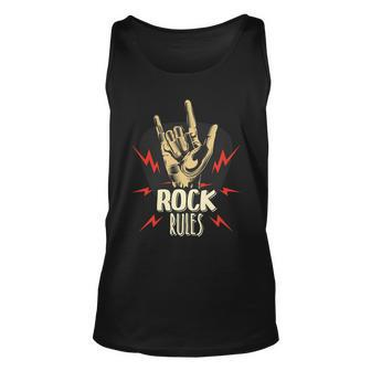 Rock And Roll Unisex Tank Top - Monsterry CA