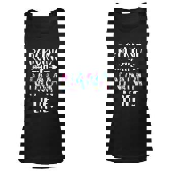 Rocking The Nana Life New Grandma Granny To Be Gigi Mimi Gift Graphic Design Printed Casual Daily Basic Unisex Tank Top - Thegiftio