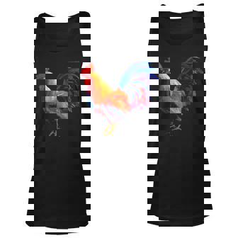 Rooster Country Decor Chicken Unisex Tank Top - Thegiftio