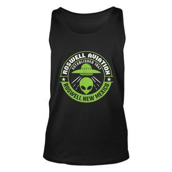 Roswell Aviation Established 1947 Roswell Alien Tshirt Unisex Tank Top - Monsterry AU
