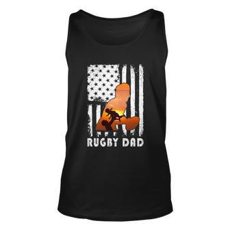Rugby Dad Father And Kid Family Rugby Lover Unisex Tank Top - Monsterry CA