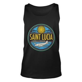 Saint Lucia Caribbean Paradise Unisex Tank Top - Monsterry CA