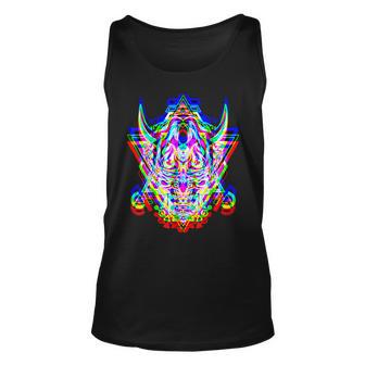 Samurai Mask Anime Demon Bushido Warrior Aesthetic Japanese Men Women Tank Top Graphic Print Unisex - Thegiftio