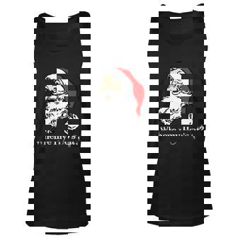 Santas Ho Funny Christmas Unisex Tank Top - Thegiftio